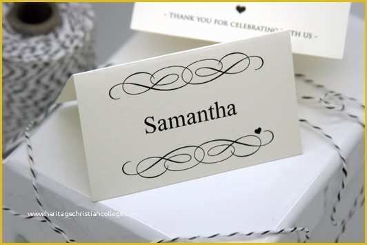 Free Wedding Place Card Template Of Free Diy Printable Place Card Template and Tutorial
