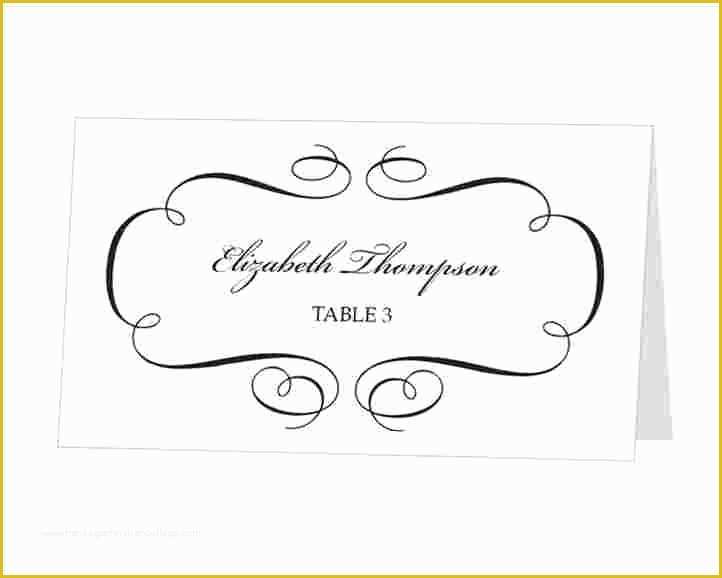 Free Wedding Place Card Template Of Place Cards Template Word Download Beautiful Template