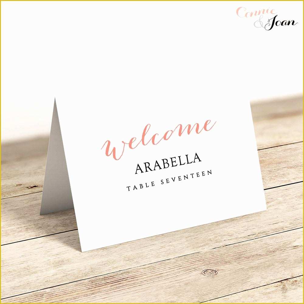 Free Wedding Place Card Template Of Rustic Printable Wedding Table Numbers Template Connie