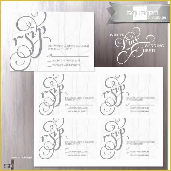 Free Wedding Printables Templates Of 7 Best Of Printable Rsvp Cards for Weddings Free