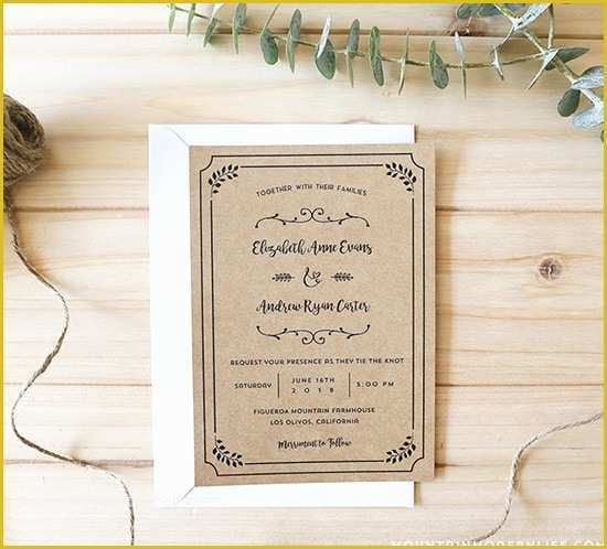 Free Wedding Printables Templates Of Free Printable Wedding Invitation Template