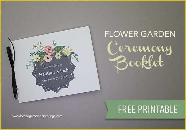 Free Wedding Printables Templates Of Free Wedding Program Template Download & Print