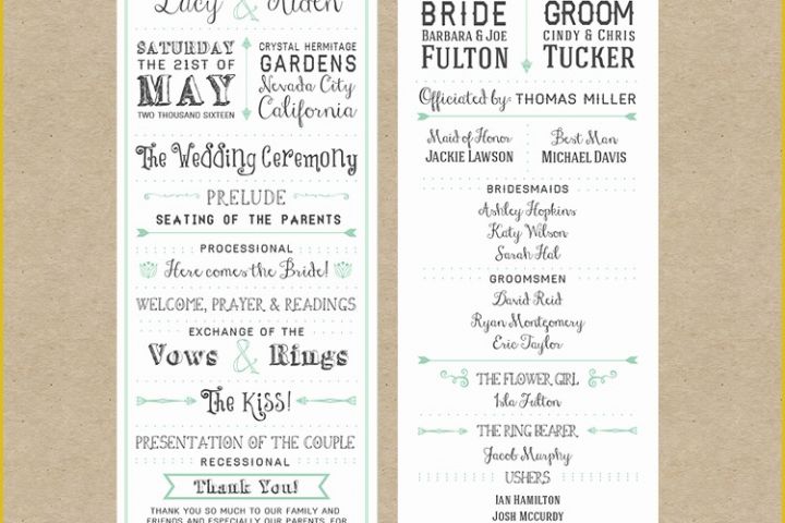 Free Wedding Program Templates Of Free Printable Wedding Invitation Template