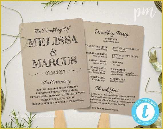 Free Wedding Program Templates Of Free Wedding Program Templates