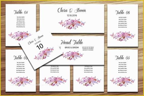 Free Wedding Reception Seating Chart Template Of 34 Wedding Seating Chart Templates Pdf Doc