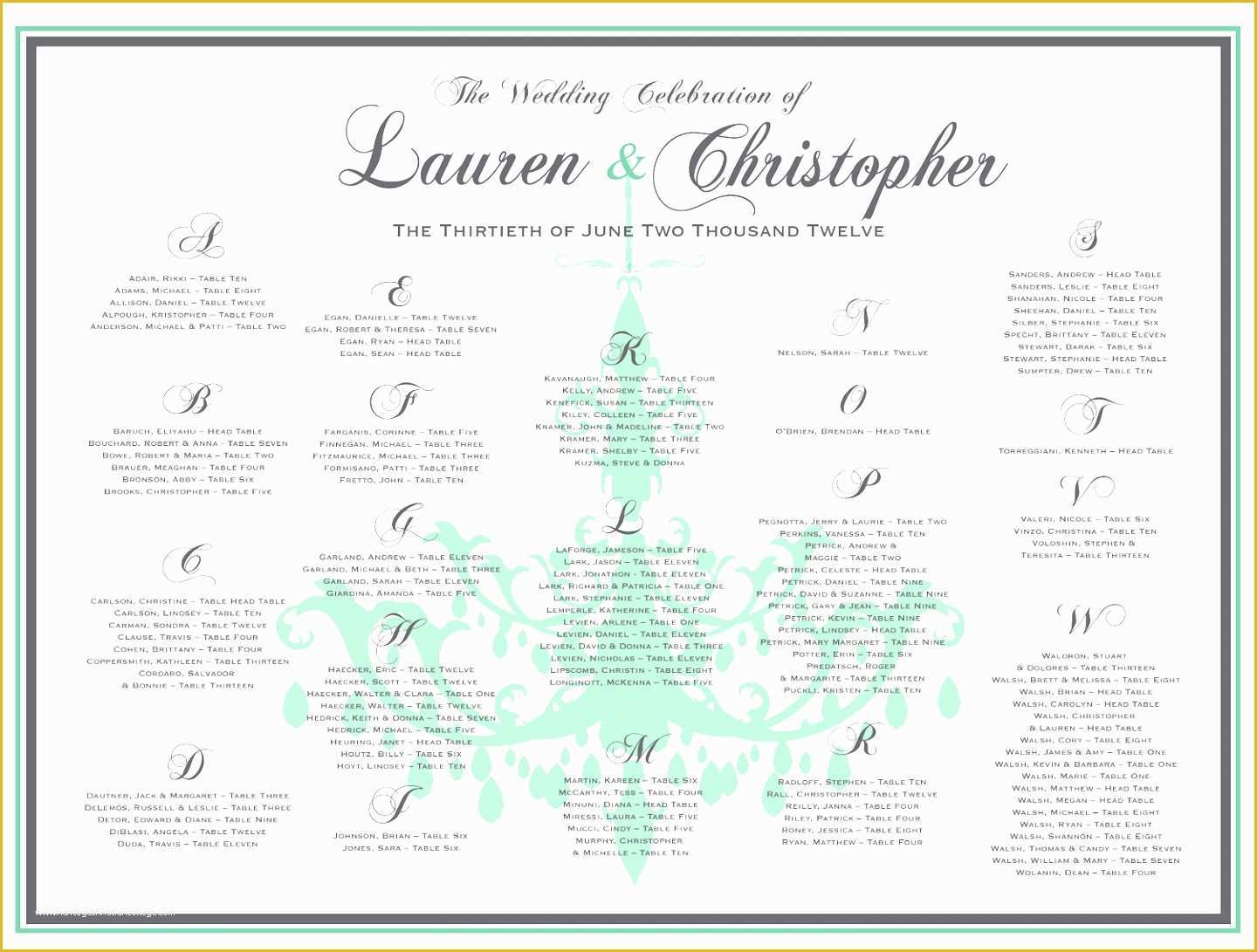 Free Wedding Reception Seating Chart Template Of 7 Seating Chart Template for Wedding Reception Yyrto