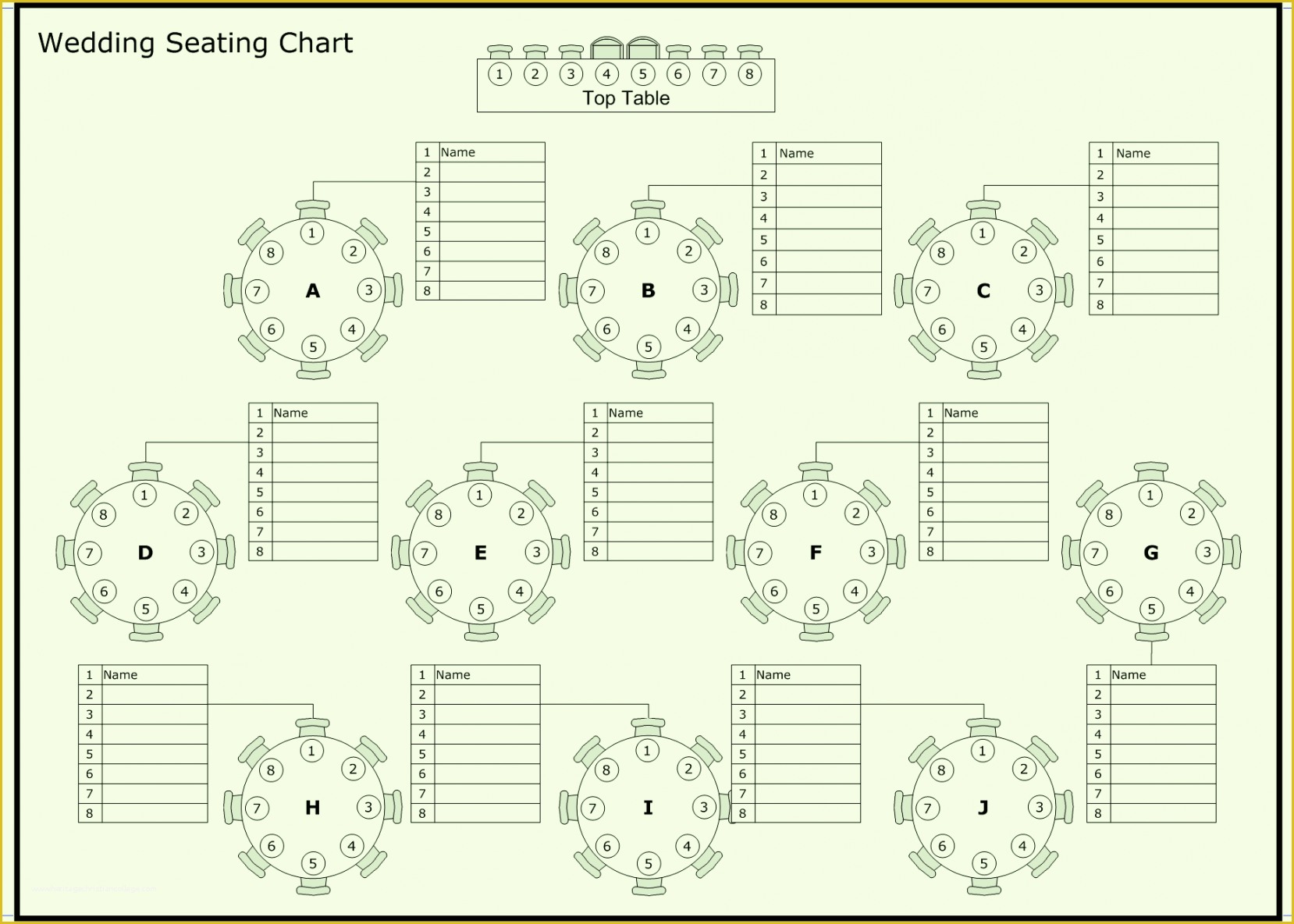 Free Wedding Reception Seating Chart Template Of Free Wedding Reception Seating Chart Template