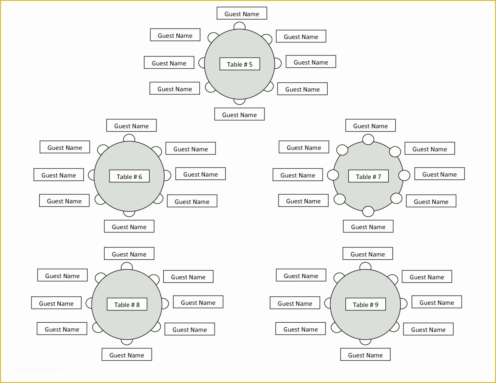 Free Wedding Reception Seating Chart Template Of Free Wedding Reception Seating Chart Template