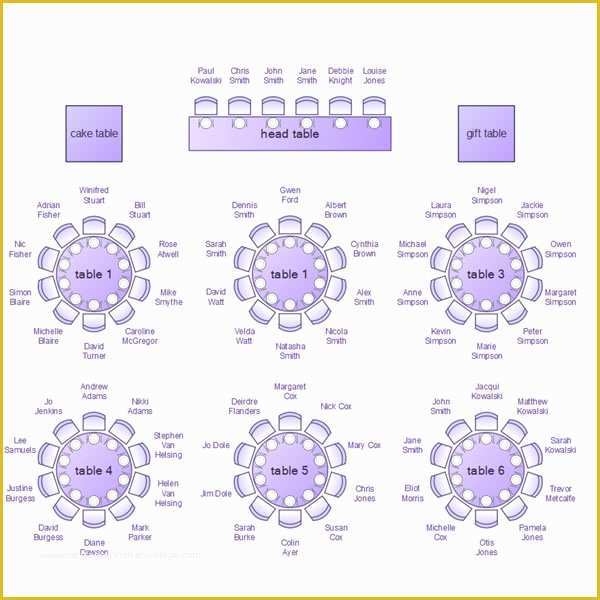 Free Wedding Reception Seating Chart Template Of the Uk Wedding Pany the Venue Dresser Seating Plans