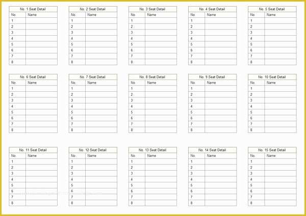 Free Wedding Reception Seating Chart Template Of Wedding Reception Seating Chart Template Round Tables