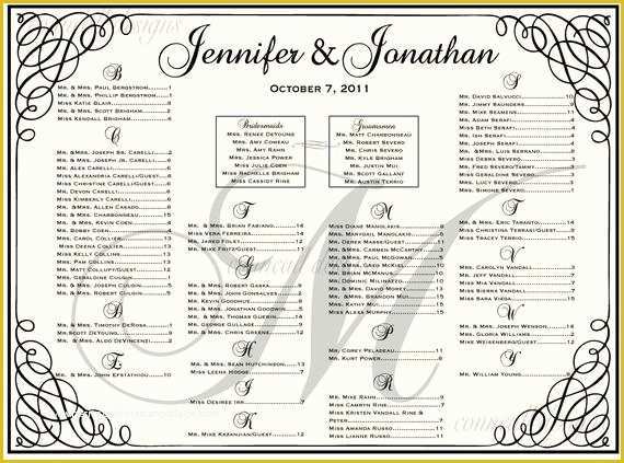 Free Wedding Reception Seating Chart Template Of Wedding Seating Chart Seating Template by Charmingpapershop