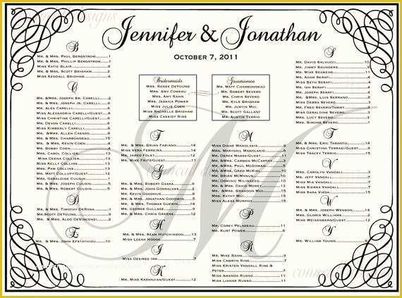 Free Wedding Reception Seating Chart Template Of Wedding Seating Chart Seating Template by Charmingpapershop