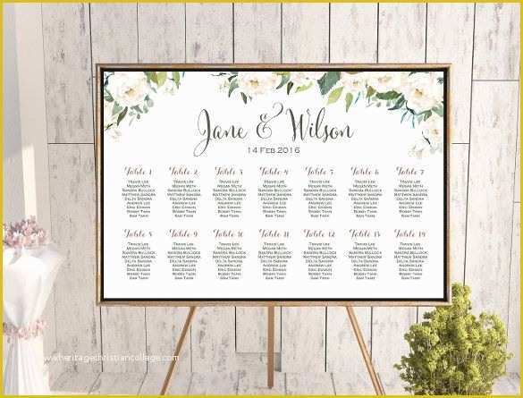 Free Wedding Reception Seating Chart Template Of Wedding Seating Chart Template Odds N Ends