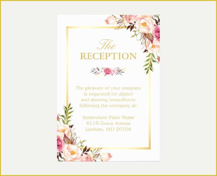 Free Wedding Reception Templates Of 15 New Wedding Reception Invitation Templates Psd Ai