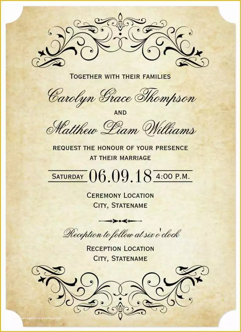 Free Wedding Reception Templates Of 31 Elegant Wedding Invitation Templates – Free Sample