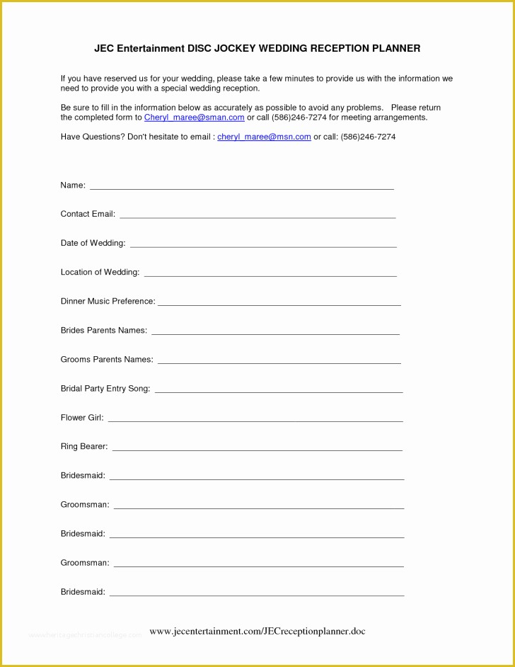 Free Wedding Reception Templates Of Template Wedding Reception Itinerary Template