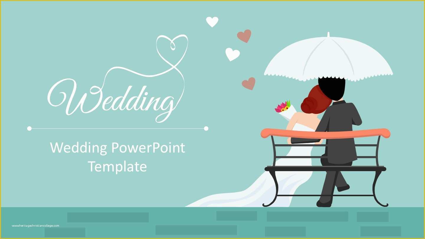 Free Wedding Reception Templates Of Wedding Powerpoint Template Slidemodel