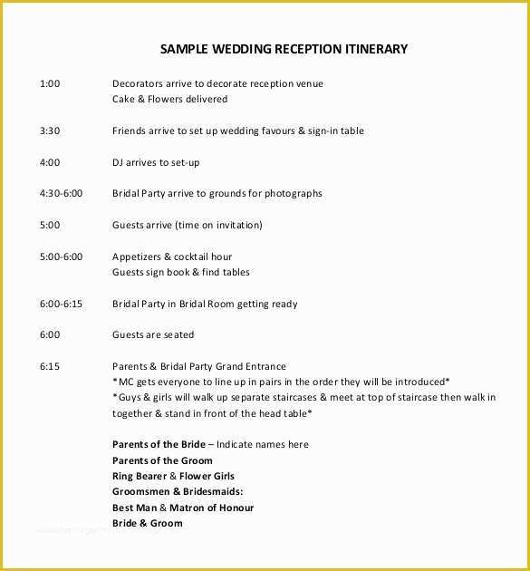 Free Wedding Reception Templates Of Wedding Program Templates – 15 Free Word Pdf Psd