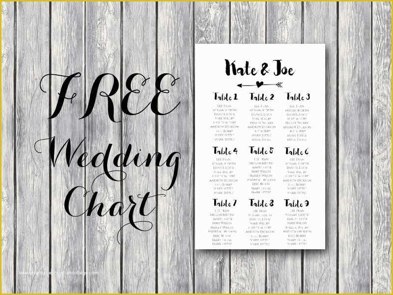 Free Wedding Seating Chart Template Excel Of Free Arrow Wedding Seating Chart Template Bride Bows