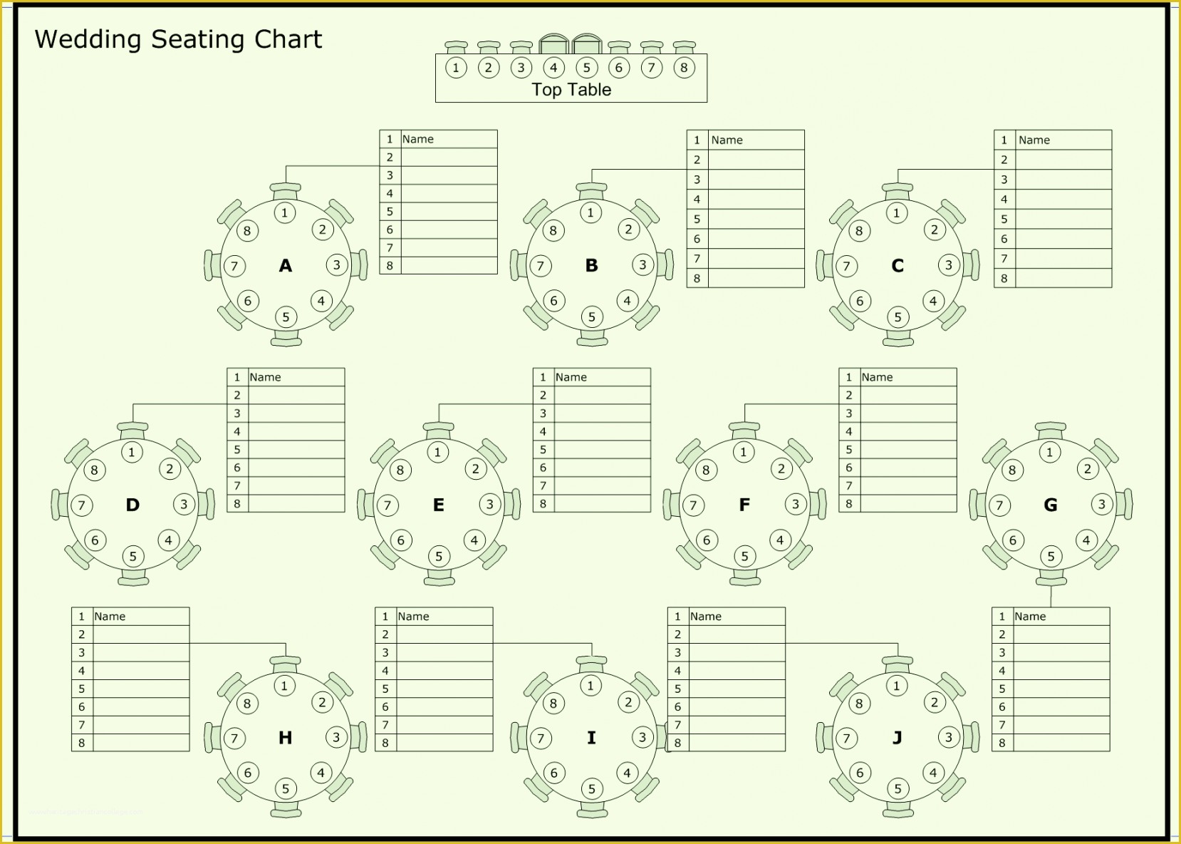 Free Wedding Seating Chart Template Excel Of Free Wedding Reception Seating Chart Template
