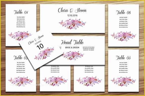 Free Wedding Seating Chart Template Of 34 Wedding Seating Chart Templates Pdf Doc