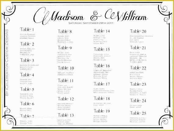 Free Wedding Seating Chart Template Of Free Round Table Seating Plan Template