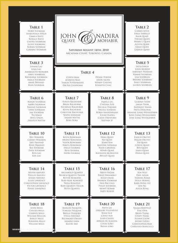 Free Wedding Seating Chart Template Of Wedding Seating Chart Template