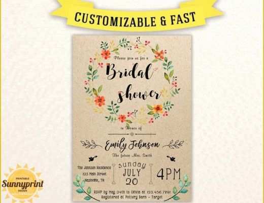 Free Wedding Shower Invitation Templates Of Bridal Shower Invites Bridal Shower Vintage Bridal