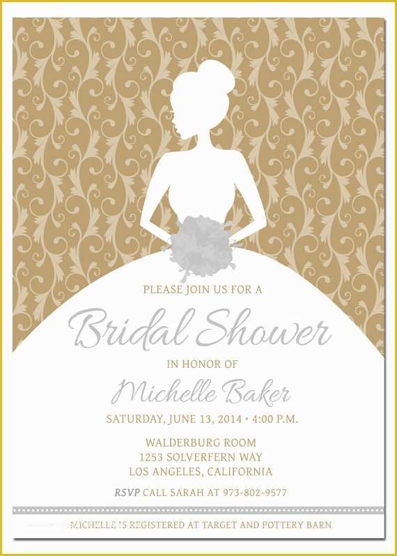 Free Wedding Shower Invitation Templates Of Printable Diy Bridal Shower Invitation Template with