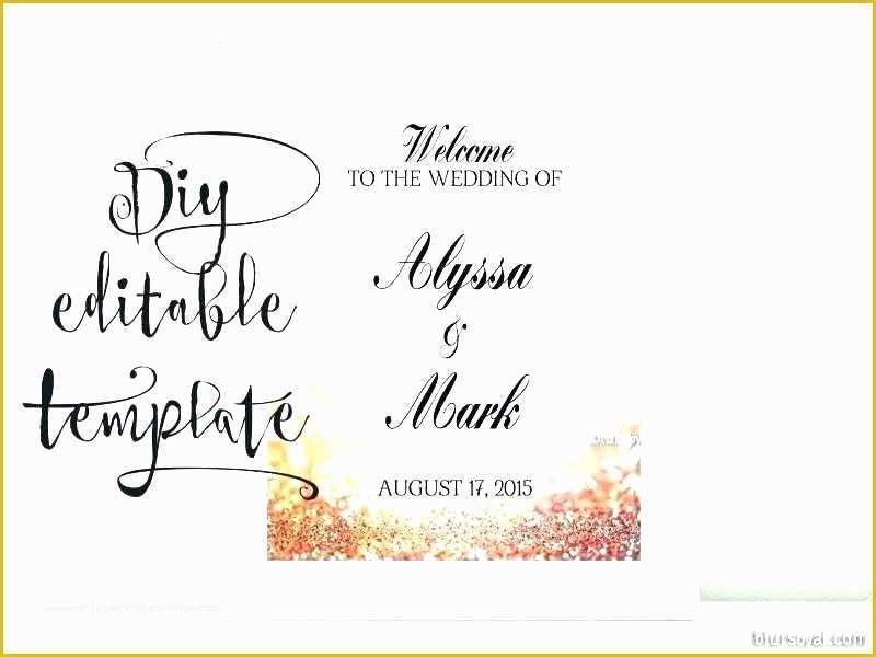 Free Wedding Sign Templates Of Printable Wedding Banner Template Templates Definition