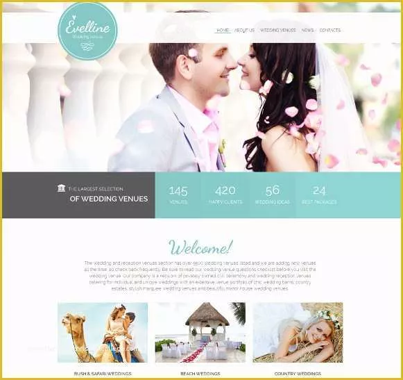 Free Wedding Website Templates Of 16 Wedding HTML5 themes & Templates