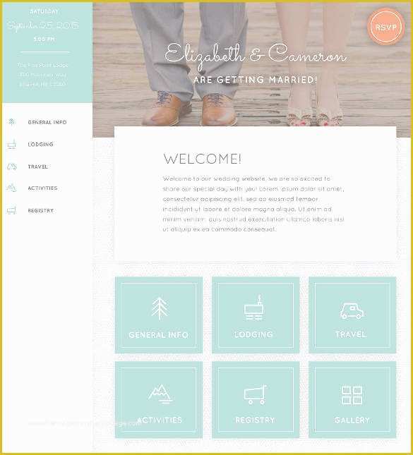 Free Wedding Website Templates Of 37 Free Wedding Website themes & Templates