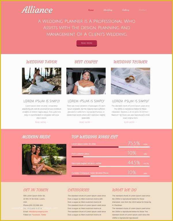 Free Wedding Website Templates Of 37 Free Wedding Website themes & Templates