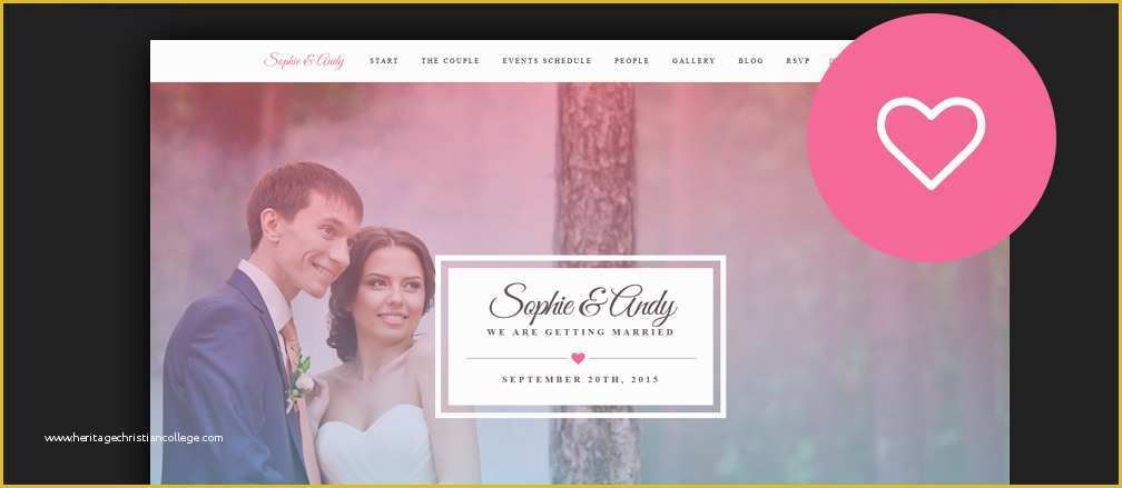 Free Wedding Website Templates Of 60 Best HTML Wedding Website Templates 2017