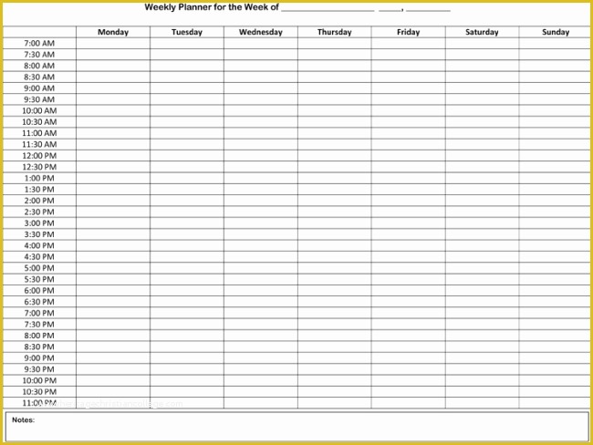 Free Weekly Agenda Templates Of 7 Free Weekly Planner Template & Schedule Planners Word