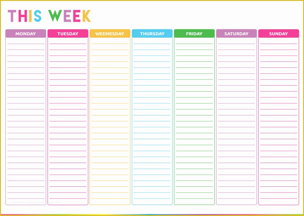 Free Weekly Agenda Templates Of 8 Weekly to Do List Template