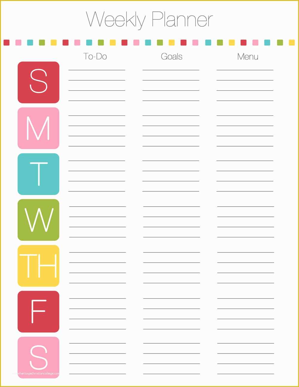Free Weekly Agenda Templates Of Newsletter Free Printables I Heart Nap Time