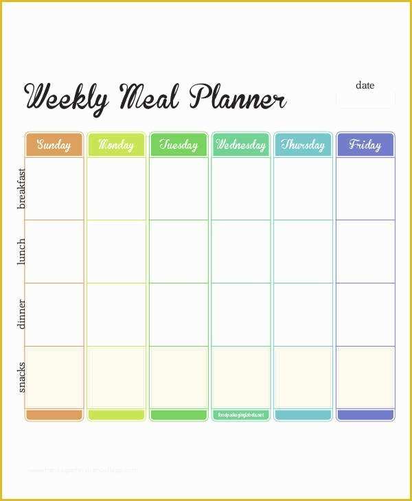 Free Weekly Agenda Templates Of Printable Weekly Planner 9 Free Pdf Documents Download