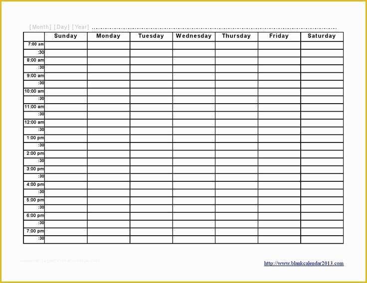 Free Weekly Appointment Calendar Template Of 19 Best S Of Free Weekly Blank Calendar Template