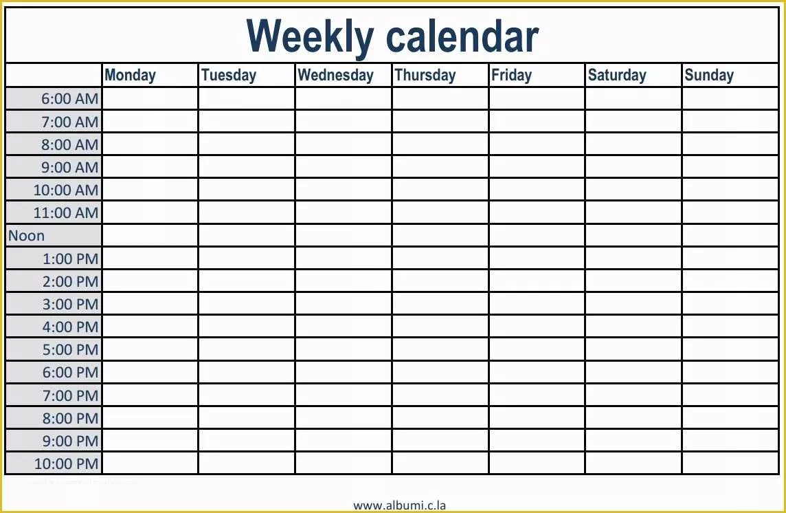 Free Weekly Appointment Calendar Template Of April 2019 – Template Calendar Design