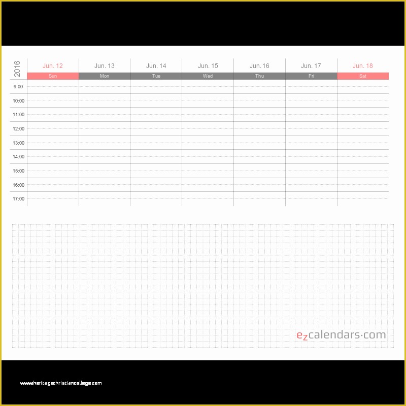 Free Weekly Appointment Calendar Template Of Create Free Printable Monthly Yearly or Weekly Calendars