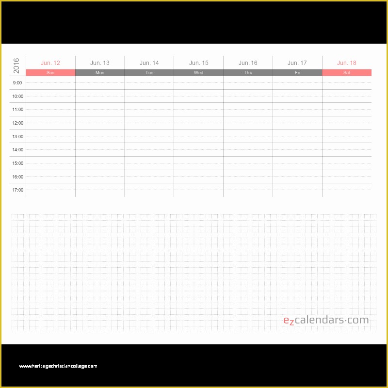 46 Free Weekly Appointment Calendar Template | Heritagechristiancollege