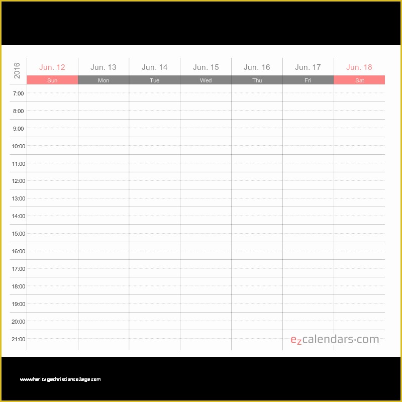 Free Weekly Appointment Calendar Template Of Create Free Printable Monthly Yearly or Weekly Calendars