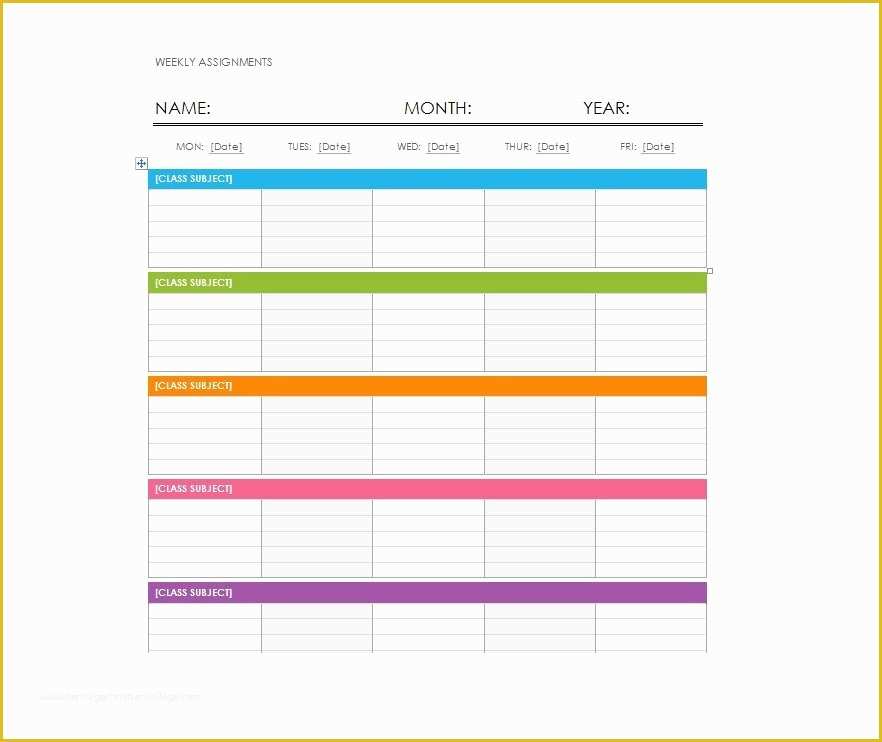 Free Weekly Calendar Template Of 26 Blank Weekly Calendar Templates [pdf Excel Word