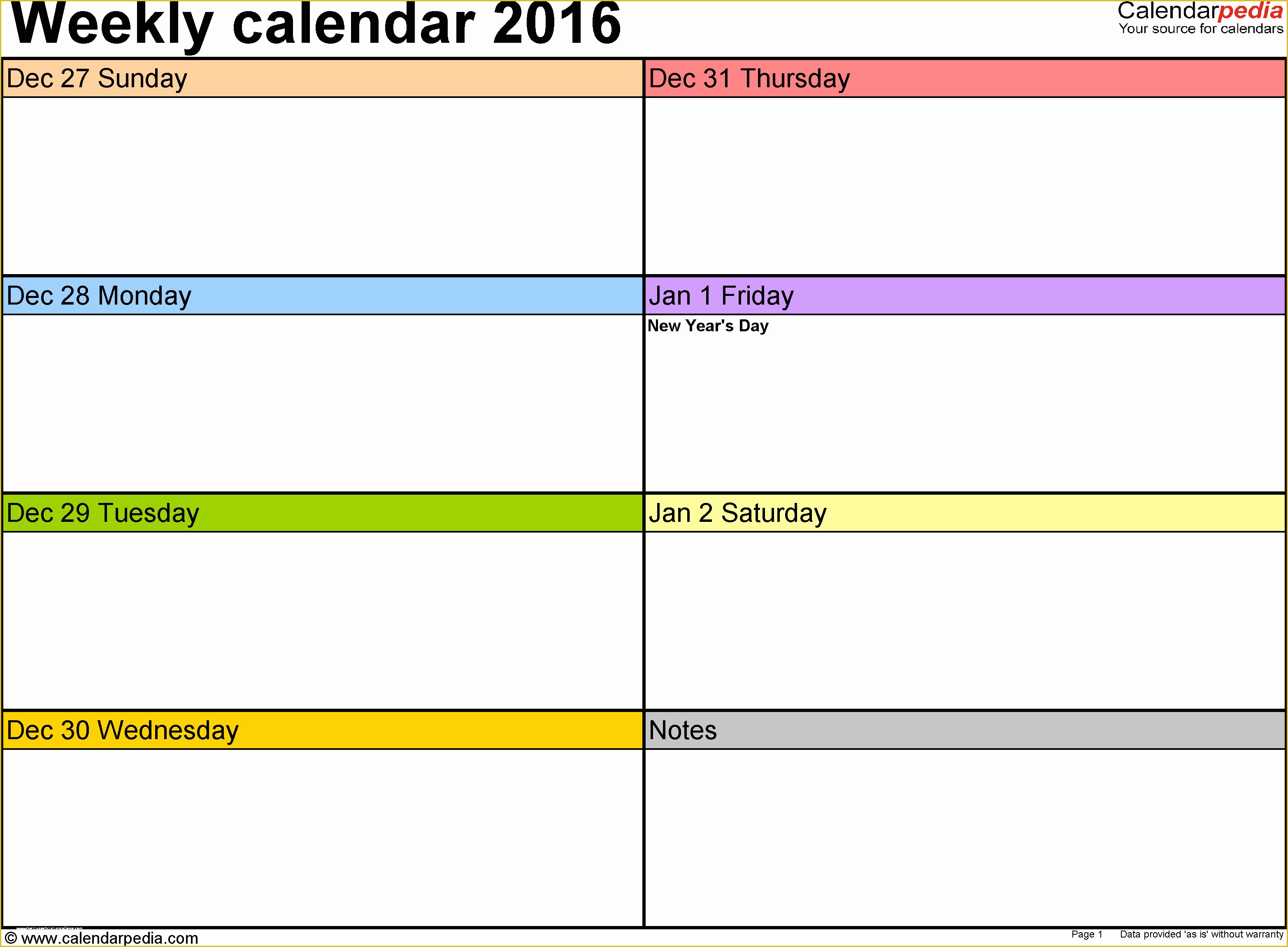 Free Weekly Calendar Template Of Weekly Calendar Line