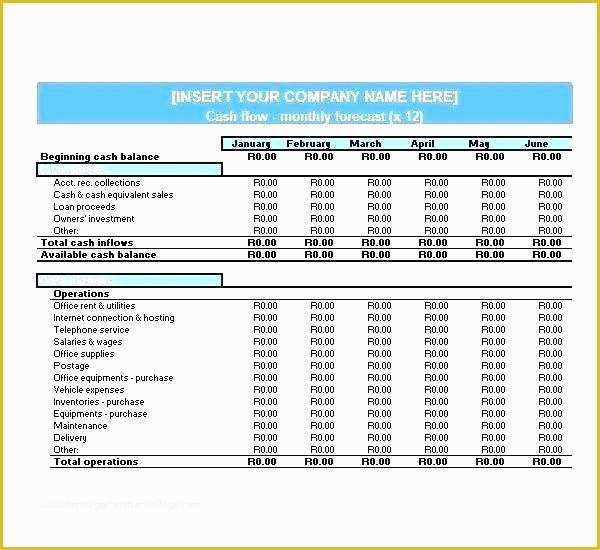 Free Weekly Cash Flow forecast Template Excel Of Free Cash Flow Statement Templates This Template Allows