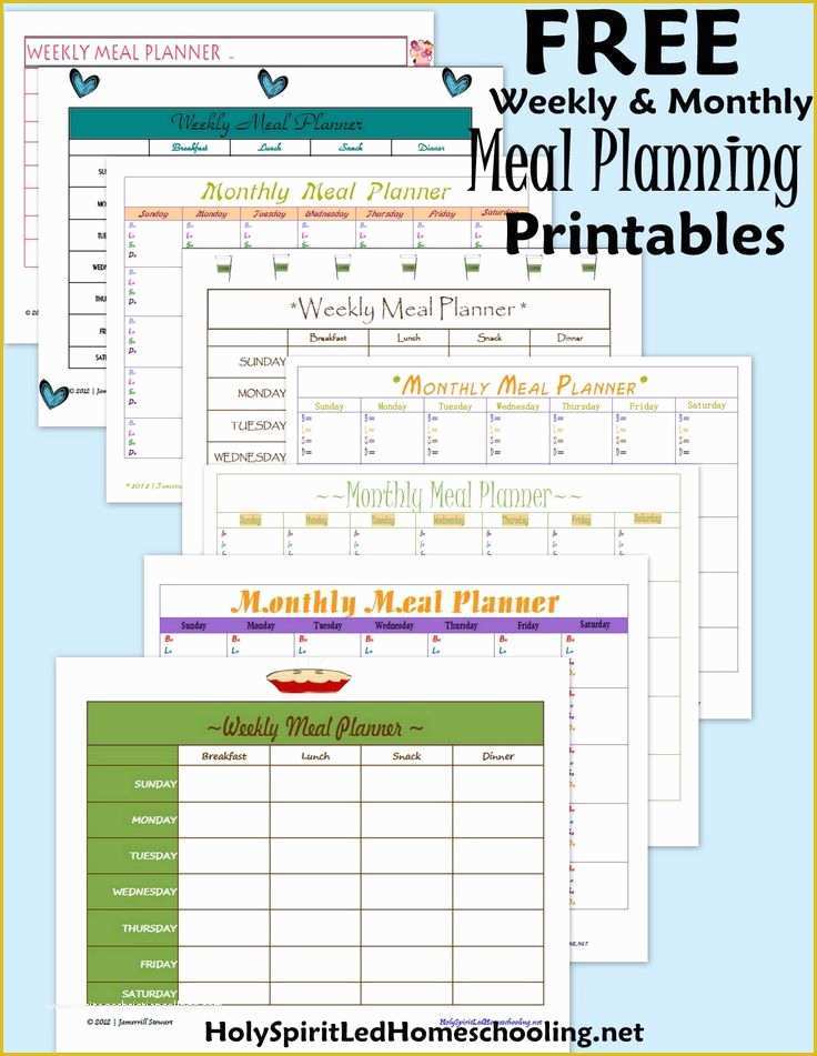Free Weekly Meal Planner Template Of Free Meal Planning Printables & May Meal Plan