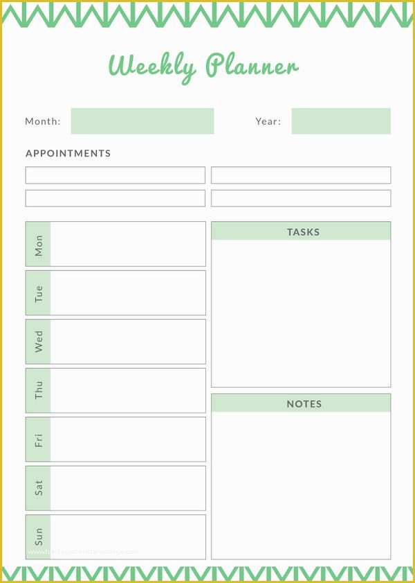 Free Weekly Meal Planner Template Of Weekly Meal Planner Template 9 Free Pdf Word Documents