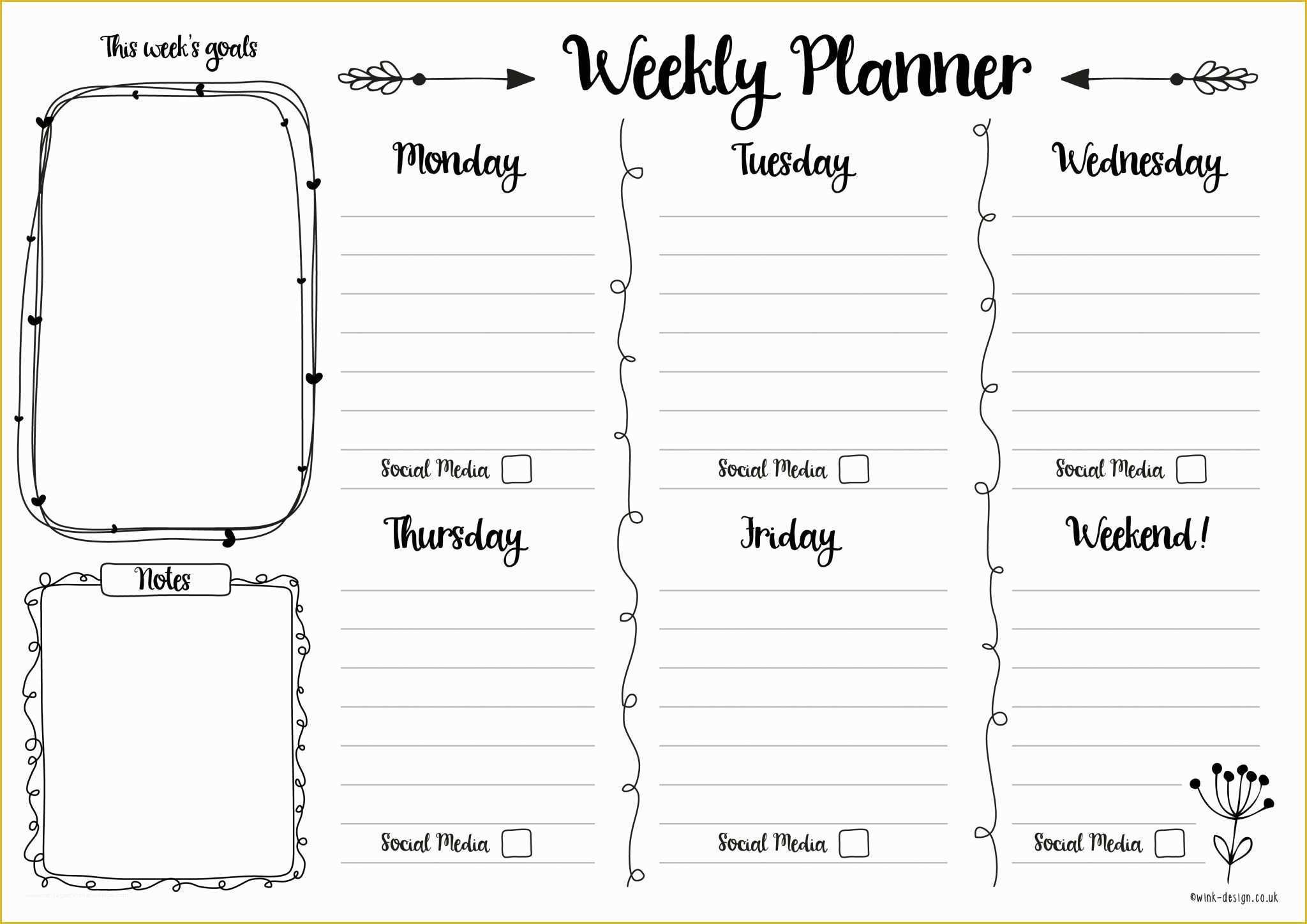 Free Weekly Planner Template Of May 2018 Weekly Calendar Planner Templates