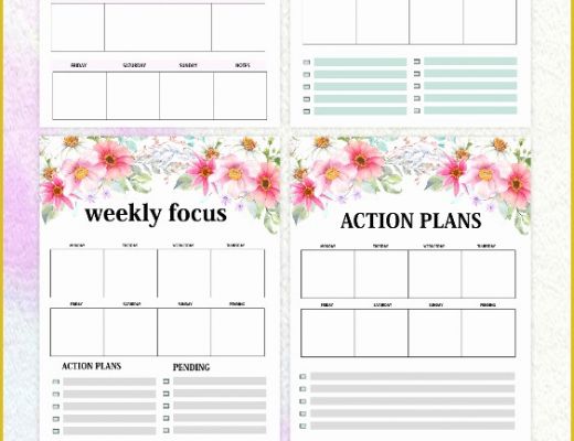 Free Weekly Planner Template Of Weekly Planner Template 15 Free Brilliant Designs